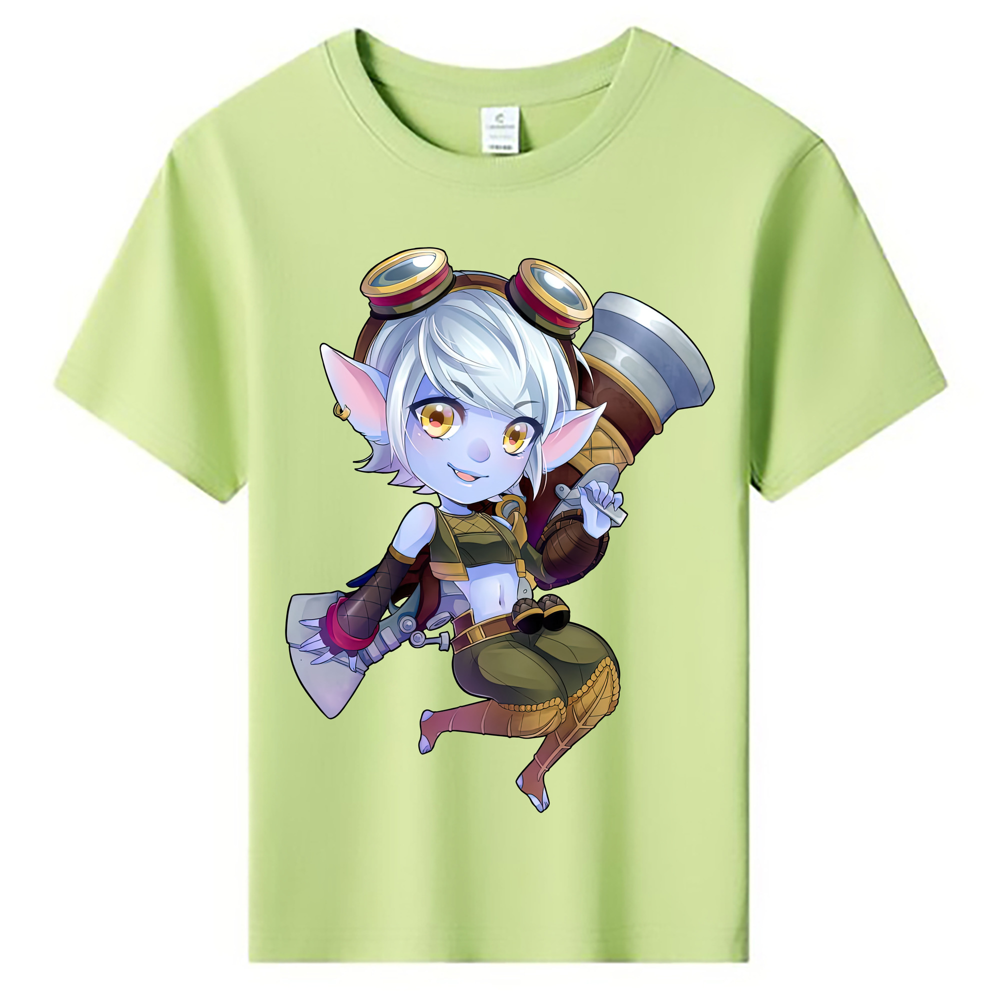 （画像用） リーグ・オブ・レジェンド League of Legends LOL 綿100％キッズTシャツ（フロントプリント）